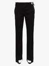 Alyx Stirrup Slim Leg Wool Trousers In Black
