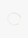 ANISSA KERMICHE GOLD-PLATED DUEL PEARL NECKLACE,N100514589758
