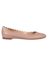 CHLOÉ SCALLOP BALLERINAS,11193378