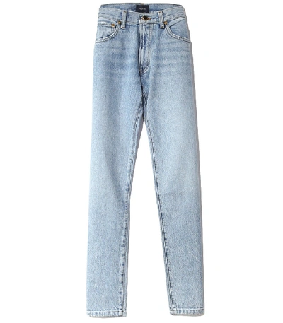 Khaite Kyle Relax Low Rise Jeans In Santa Fe In Blue