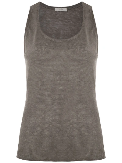 Egrey Ribbed Knit Tank In Grey