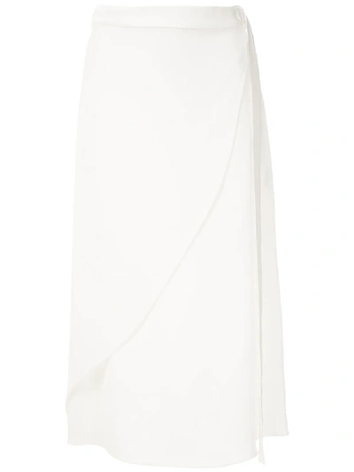 Egrey Teresa Straight Skirt In White