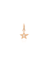 Gigi Clozeau 18kt Rose Gold And Diamond Star Charm In Rose Gold