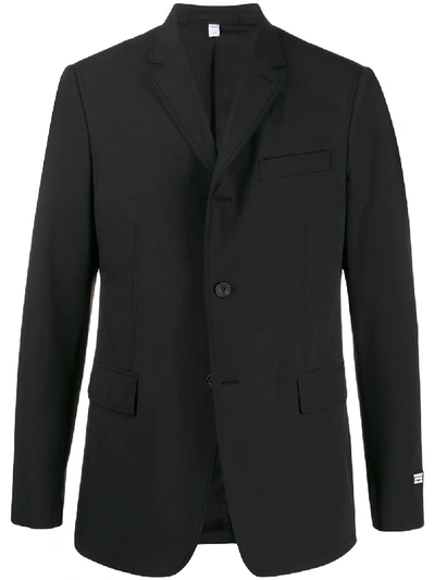 Burberry Slim-fit Tailored Blazer In Black