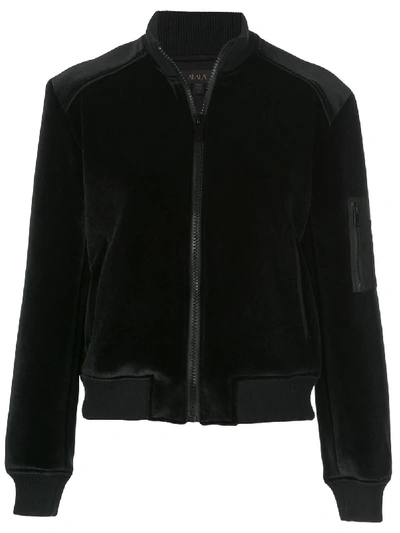 Alala Fitted Bomber Jacket In Black