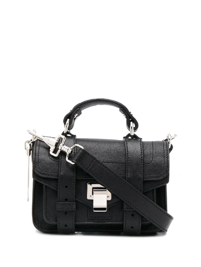 Proenza Schouler Micro Ps1 Crossbody Bag In 黑色