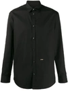 Dsquared2 Formal Button-up Shirt In Black