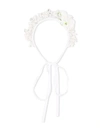 MONNALISA FLORAL EMBROIDERED HAIRBAND