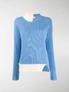 MARNI KNITTED TWO-TONE JUMPER,14219434
