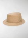 THOM BROWNE KHAKI REVERSIBLE BUCKET HAT,14121787