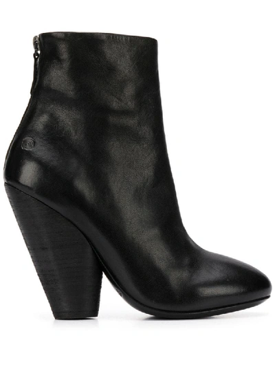 Marsèll Rear-zip Ankle Boots In Black