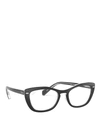 RAY BAN BLACK ROUND FRAME EYEGLASSES