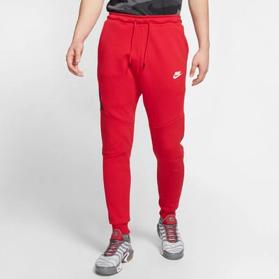 Nike Sportswear Tech Fleece Men's Joggers In Red
