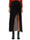 STELLA MCCARTNEY STELLA MCCARTNEY PLEATED ASYMMETRIC MAXI SKIRT