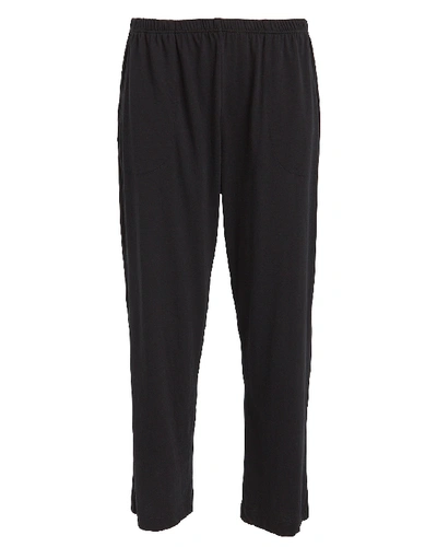Skin Oaklie Cropped Cotton Lounge Pants In Light Gray