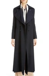 CHLOÉ BUTTON DETAIL LONG TRENCH COAT,C20SMA18063