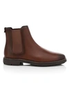 COACH Burnished Leather Chelsea Boots