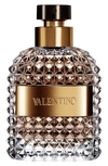Valentino Uomo Eau De Toilette, Size 100ml In Transparent