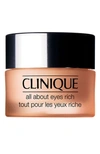 Clinique All About Eyes Rich Eye Cream With Hyaluronic Acid 1 oz/ 30 ml