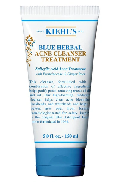 Kiehl's Since 1851 1851 Blue Herbal Acne Cleanser Treatment 5 oz/ 150 ml