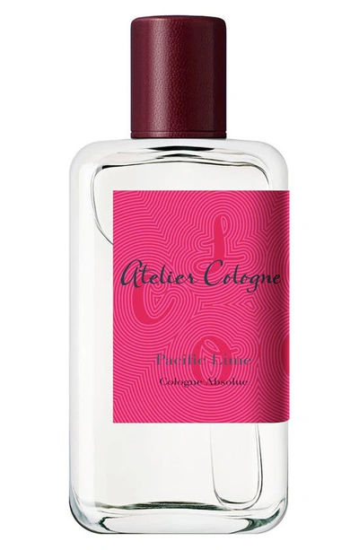 Atelier Cologne Pacific Lime Cologne Absolue Pure Perfume + Leather Case Set 1 oz/ 30 ml