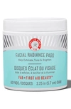 FIRST AID BEAUTY FACIAL RADIANCE PADS, 28 COUNT,259U