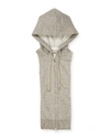 Veronica Beard Heather Gray Hoodie Dickey In Light Gray