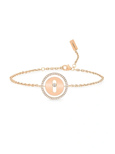 Messika Women's Lucky Move Pm 18k Rose Gold & Diamond Bracelet In Pink Gold
