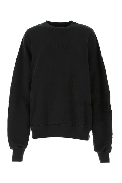 Amiri Oversize Sweatshirt In Black