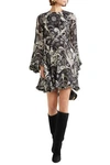 Isabel Marant Lacine Suede Knee Boots In Black