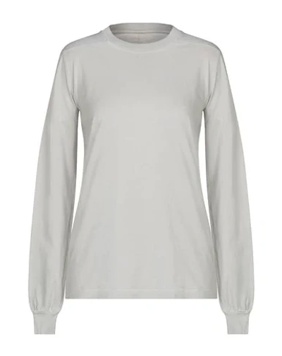 Rick Owens T-shirt In Light Grey