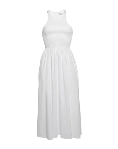 Hopper Midi Dresses In White