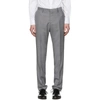 TIGER OF SWEDEN TIGER OF SWEDEN GREY WOOL TODD TROUSERS