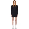 SEE BY CHLOÉ NAVY LACE SWEATER DRESS