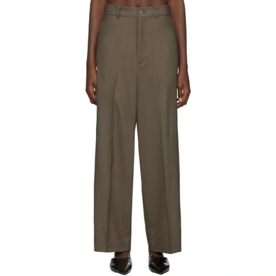 Arch The Brown Straight Trousers