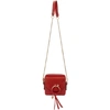 SEE BY CHLOÉ SEE BY CHLOE RED JOAN CAMERA BAG
