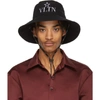 VALENTINO GARAVANI VALENTINO BLACK VALENTINO GARAVANI VLTN STAR BUCKET HAT