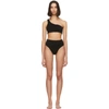 HAIGHT HAIGHT BLACK CREPE PERLIN BIKINI