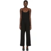 ARCH THE ARCH THE BLACK SILK AND CASHMERE JUMPSUIT
