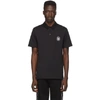 NEIL BARRETT NEIL BARRETT BLACK NEW LOGO JERSEY POLO