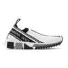 Dolce & Gabbana Sorrento Logo-print Mesh Sneakers In White