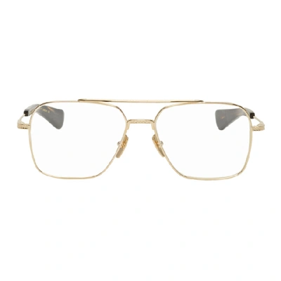 Dita Gold Flight-seven Glasses In Whitegold