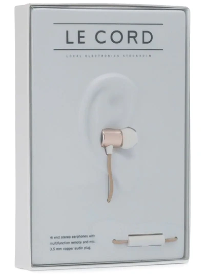 Le Cord 极简设计耳机 In Gold