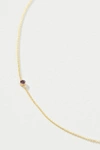 MAYA BRENNER MAYA BRENNER 14K YELLOW GOLD ASYMMETRICAL BIRTHSTONE NECKLACE,55441976