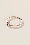 MAYA BRENNER MAYA BRENNER 14K WHITE GOLD BIRTHSTONE RING,55456792