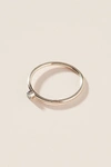 Maya Brenner 14k White Gold Birthstone Ring In Blue