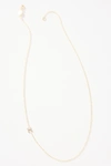 MAYA BRENNER MAYA BRENNER 14K GOLD ASYMMETRICAL MONOGRAM NECKLACE,55457626