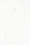 Maya Brenner 14k Gold Asymmetrical Monogram Necklace In Multicolor