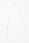 Maya Brenner 14k Gold Asymmetrical Monogram Necklace