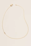 MAYA BRENNER 14K GOLD ASYMMETRICAL NUMERAL NECKLACE,55457931